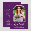 Search for purple graduation invitations College