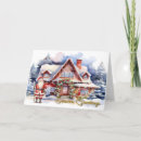 Search for clause christmas cards Watercolor