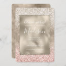 Search for pink champagne invitations Glitter