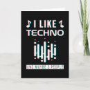 Search for techno cards Music