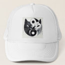 Search for yin yang hats Black and white