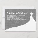 Search for linen bridal shower invitations Elegant