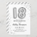 Search for modern eighteen birthday invitations Elegant