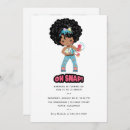 Search for american girl birthday invitations Black
