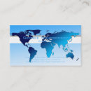 Search for world map business cards Globe