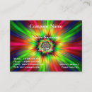 Search for psychedelic business cards Red