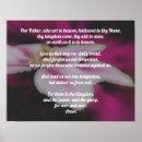 Search for our father prayer posters Bible