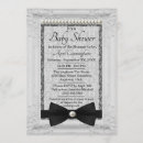Search for damask baby shower invitations White