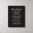 Search for the lords prayer canvas prints Christian