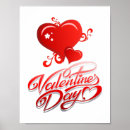 Search for happy valentines day posters Red