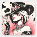 Search for cowhide stickers Western