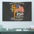 Search for god bless banners Usa 250