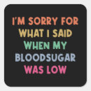 Search for blood sugar stickers Diabetes