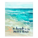 Search for watercolor waves painting posters Beach