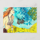 Search for vintage mermaid postcards Water