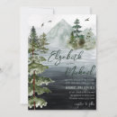 Search for watercolor rustic wedding invitations Evergreen