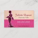 Search for woman silhouette business cards Stylish