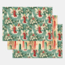 Search for vintage dress wrapping paper Retro