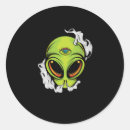 Search for alien space head stickers Galaxy
