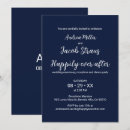Search for navy blue and white wedding invitations Sophisticated