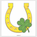 Search for golden horse stickers Horseshoe
