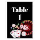 Search for casino table cards Number
