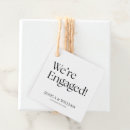 Search for party favour tags Black and white