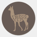 Search for funny llama stickers Dramatic