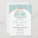 Search for rabbit baby shower invitations Typography