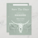 Search for western save the dates Bull skull
