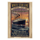 Search for the titanic posters White star line
