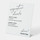Search for bride and groom signature drinks Black and white
