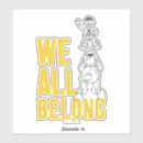 Search for racial equality stickers Sesame street