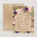 Search for blush floral invitations Botanical