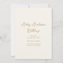 Search for off white invitations Gold