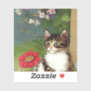 Search for victorian cat stickers Kitten
