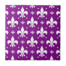 Search for fleur de lis tiles Purple