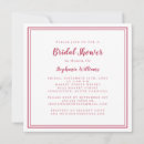 Search for magenta bridal shower invitations Bride to be