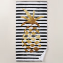 Search for black and gold beach towels White