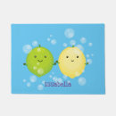 Search for lemon fruit doormats Illustration