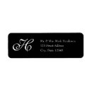Search for everyday return address labels Black