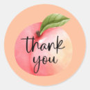 Search for peach thank you stickers Cute