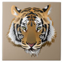 Search for tiger face tiles Illustration