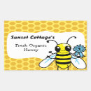 Search for beekeeper rectangle stickers Beehive