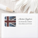 Search for uk return address labels Union jack
