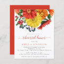 Search for fall rehearsal dinner invitations Colourful