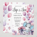 Search for boy sip and see invitations Elephant
