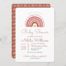Search for muted rainbow invitations Boho