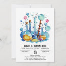 Search for mad scientist birthday invitations Whimsical