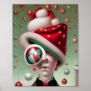 Search for pop art christmas posters Santa